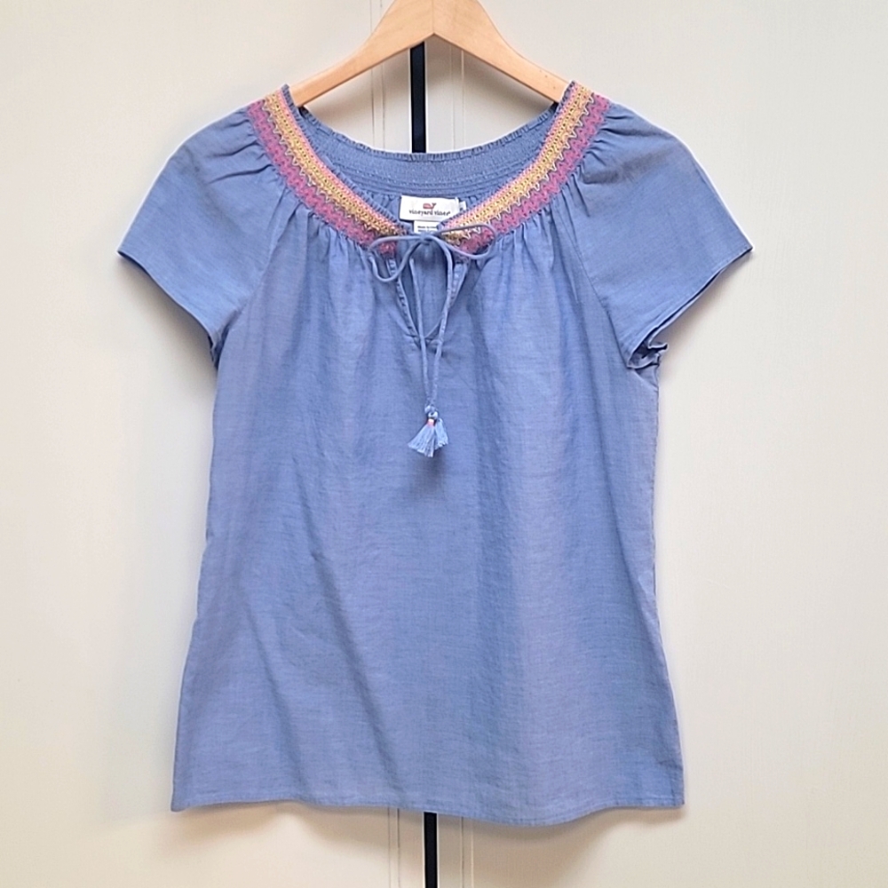 VINEYARD VINES, Tassel Top, Size XXS